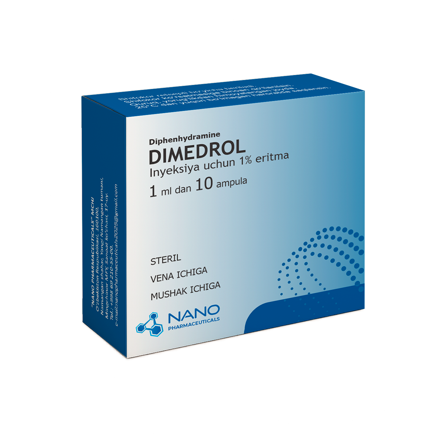Diphenhydramine 1% 1ml